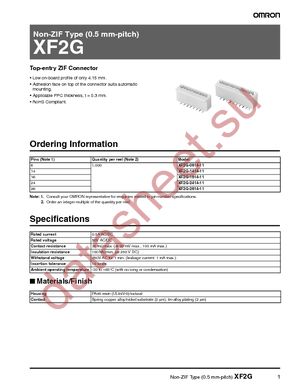XF2G-0614-11 datasheet  
